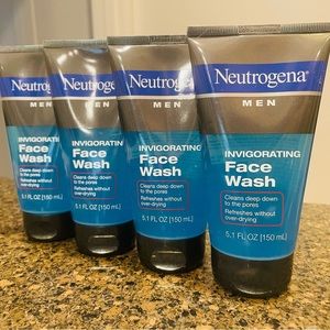 Neutrogena Mens Facial Wash - 4 bottles